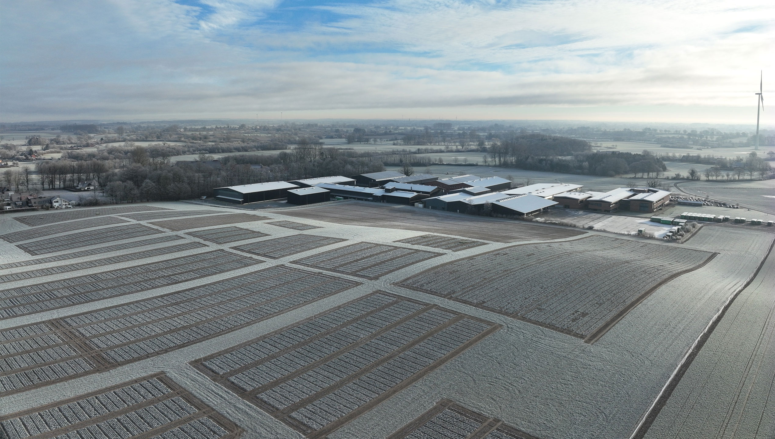 Januar: Versuchsparzellen im Winterschlaf von Viktoria Hinz